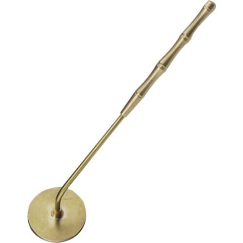 1pc Long Handle Incense Ash Press Incense Seal Tools Professional Powder Incense Supplies Brass Incense Ash Press