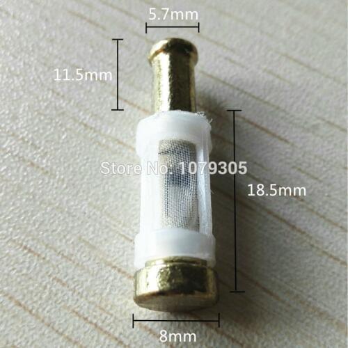 10pcs 38CC Chainsaw oil filter 5.7MM