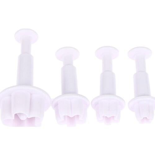 4 Plunger Founder Cutter Sugarcraft Cake Decoration Tool Diy Cookie Stamper Bakken Accessories