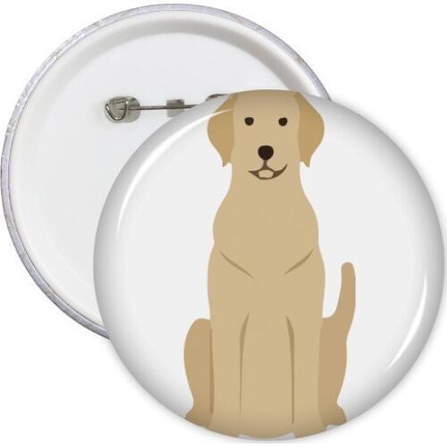 Animal Protector Cat Dog Pet Lover Slave Cute Comic Style Cartoon Fur Babies Round Pins Badge Button Clothing Decoration 5pcs