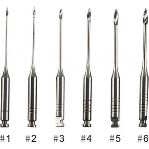 6pcs/pack Dental Gate Drill 32MM Stainless Steel 32mm Dentist Endodontic Drills Free Shipping