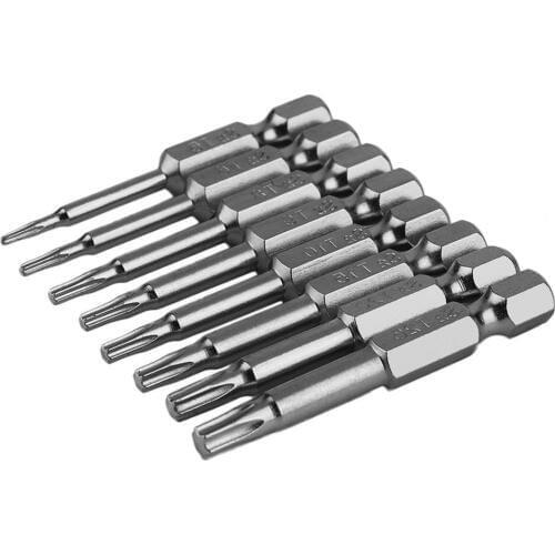 8PCS Magnetic Torx Screwdriver Bit Set Mini Precision Screwdriver Set 50mm Electric Screwdriver Home Repair Hand Tools