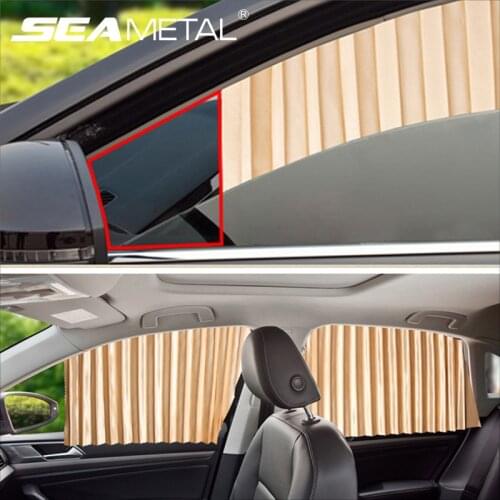 Car Curtain Side Window Sun Shade for Cars Side Windows UV Blocking Sunshade Magnetic Easily Install Auto Interior Accessories