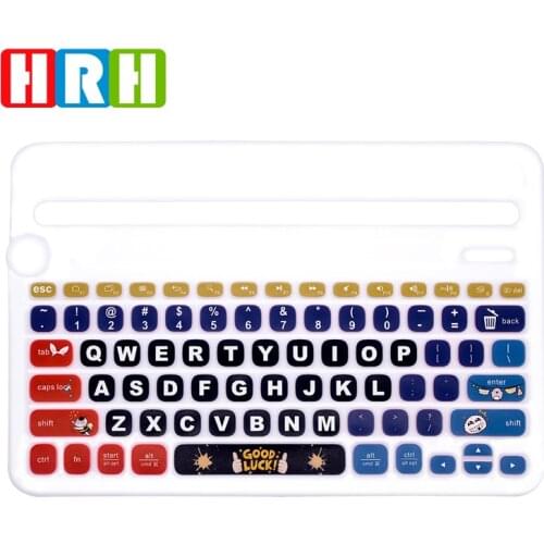 HRH Stylish Design Silicone Keyboard Cover Skin For Keyboard Cover for Logitech Bluetooth Multi Device Keyboard Cover Model K480