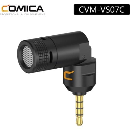 Comica CVM-VS07C Mini Microphone Flexible Plug-In Omnidirectional Mic For Gopro/Camera/Phone/Stabilizer