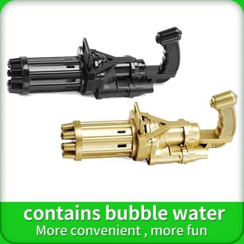 Childrens Automatic Switch Bubble Machine Gun Soap Bubble Electric Kids Toy Gift