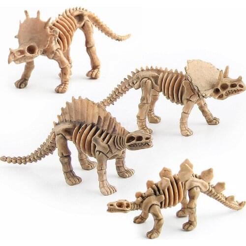 Jurassic Dinosaur Model Skeleton Diy Toy Action Figure Childrens Educational Archaeological Excavation Dinosaur Toy Gift