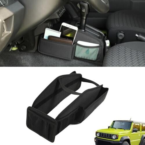 For Suzuki Jimny 2019 2020 Car Gear Shift Storage Bag Side Box Organizer Muti Pocket Interior Accessories Storage Boxes