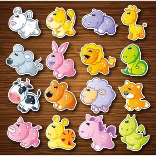 EVA Animal fridge magnets whiteboard sticker Refrigerator Magnets Kids gifts Home Decoration