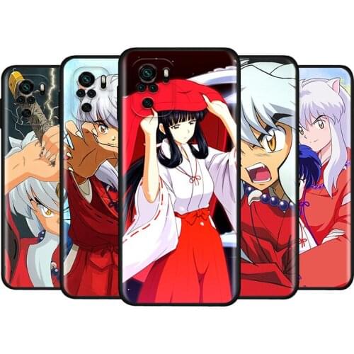 Anime inuyasha For Xiaomi Redmi Note 10S 10 9 9S 9T 8T 8 7 6 5 Pro Max 5A 4X 4 5G Soft Silicone Phone Case