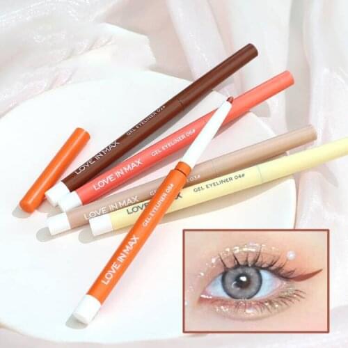 8 Colors Silkworm Eyeliner Pencil Waterproof Colorful Shiny Eye Liner Pen Quick Dry Longlasting Eye Makeup Cosmetic Tool TSLM2