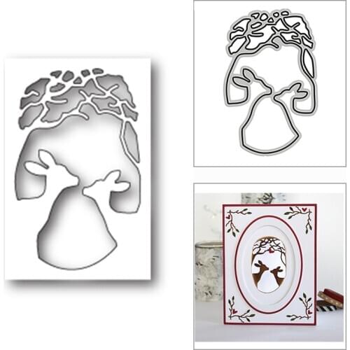 New Deer Forest Scenes Animal 2020 Metal Cutting Dies for DIY Scrapbooking and Card Making Decorative Embossing Craft No Stamps