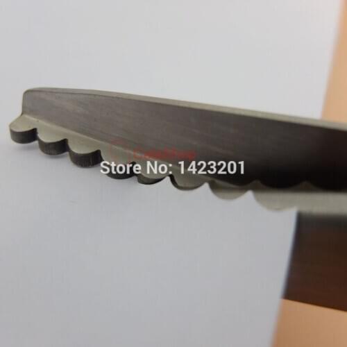 One 3mm Scalloped Edge Scissors Shears Fabric Decorative Sew Stainless Stee F316