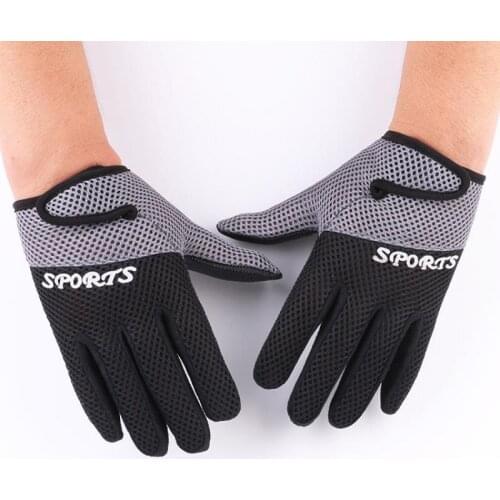 Outdoor Sports Cycling Gloves Mountaineering Non-Slip Breathable Full Finger Cycling Fitness Sunscreen Gloves