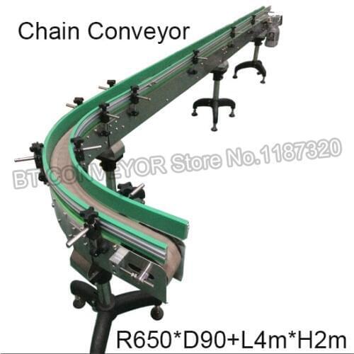 Food Packing Plastic Chain Plate Conveyor Line, Modular Conveyor Belts, Stainless Steel Conveyor