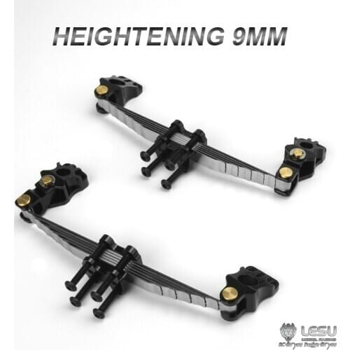 LESU Metal Front Suspension Raised 9MM for 1/14 RC TAMIYA Tractor Truck Non-powered Axle Model