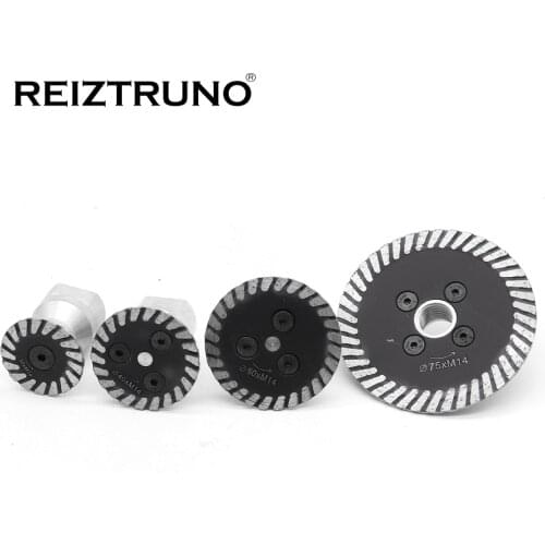 Reiztruno 30/40/50/75mm diamond Saw Blades for marble,granite,stone carving saw blades with M14,5/8"-11 threas