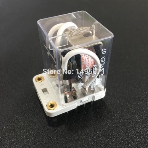 1pcs JQX-38F-3Z 40A HHC71B High Power Relay 12VDC 24VDC 110VAC 220VAC Coil Electromagnetic Relays 11 Pin 3PDT 3NO 3NC
