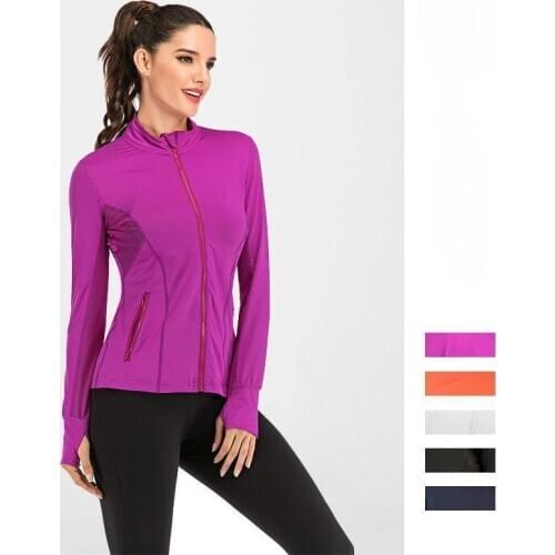 Spring Women Sweatshirt Quickly Dry Zip Up Mesh Sport Jacket Female Running Jogging Workout Casual Fitness Gym Jacket Sportswear