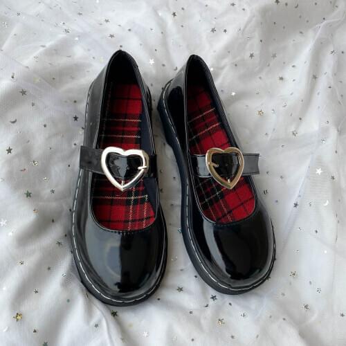 2020 new Korean version of the love Lolita small shoes fashion round head big head doll shoes wild England wind womens shoes