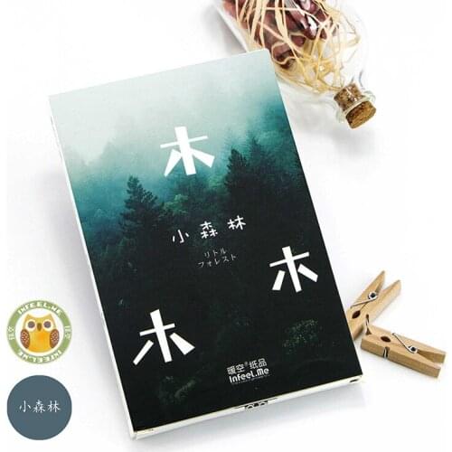 1set Bookmark Small forest 30 pack bookmarks