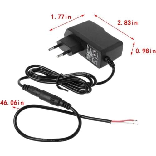 5.5mmx2.1mm AC 100-240V to DC 3V 1A Converter Adapter Power Supply Charger EU US
