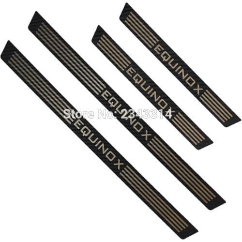 For Chevrolet Equinox 2016-2020 Accessories Stainless Door Sills Kick Scuff Guard Pedal Protectors Trim Step Cover Car Styling