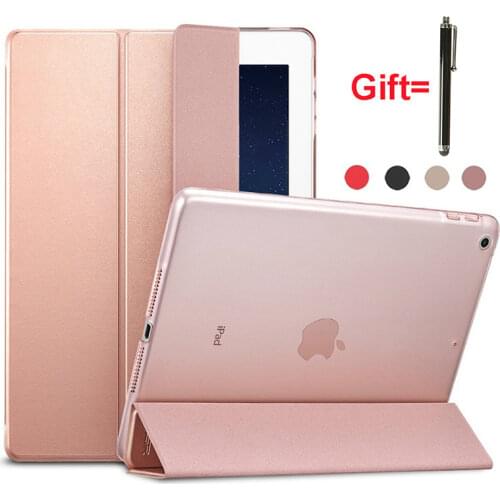 Tablet Case For iPad 10.2 2019 8th 7th Gen A2197 A2200 A2198 2020 Fundas PU Ultra Slim Wake Smart Cover for iPad Pro 11 Air 9.7