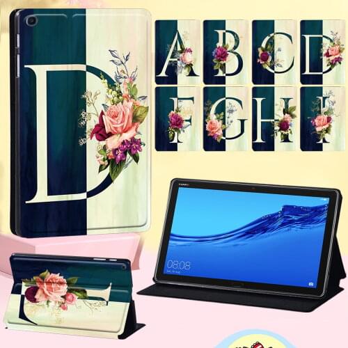 Half Letter Tablet Case for Huawei MediaPad M5 Lite 8/M5 10.8 Inch/MediaPad M5 Lite 10.1 Inch Anti-fall Leather Stand Cover Case