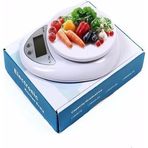 Digital Electronic Scale Electronic Balance Digital Tool Kitchen Food Scale Weighing Machine Electronic Scale 5kg 5000g/1g 1pcs