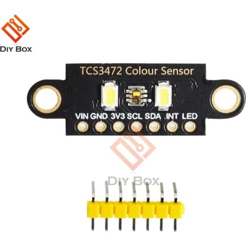 TCS34725 color recognition sensor bright light sensor module RGB IIC for Arduino STM32 two-hole version DIY kits