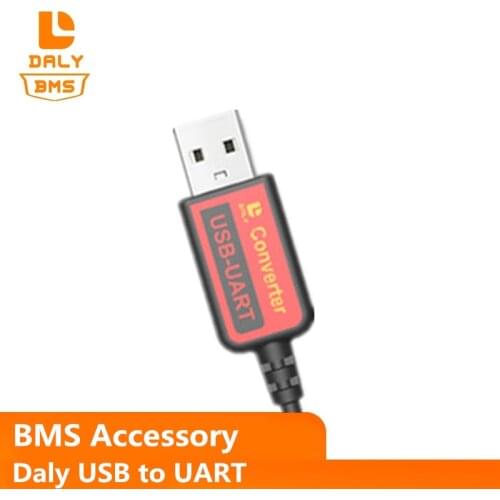 DALY Smart BMS Accessory USB to UART For Li ion Lifepo4 LTO 4S 8S 10S 12S 13S 14S 15S 16S 17S 20S 21S 24S 27S 32S