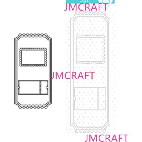 JMCRAFT BeautifulLace Border Hanging Card #3 Metal Cutting Dies DIY Scrapbook Handmade Paper Craft Metal Steel Template Dies