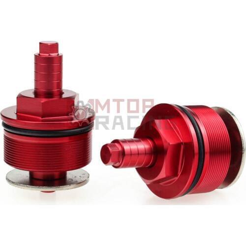 Preload Fork Caps For Kawasaki ZRX400 2004-2008 41mm Hexagonal Adjust Fork Bolts 2004 2005 2006 2007 2008