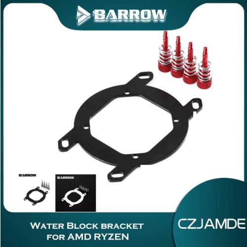 Barrow Mounting Support for Ryzen AMD Platform CPU Block, Black,Silver,Red optional CZJAMDE