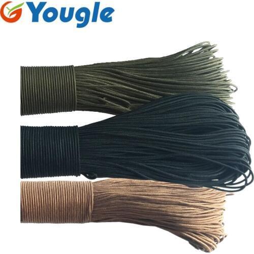 100M 3 Strand Paracord Parachute Cord Lanyard Mil Spec Type III 3 Core Free Shipping