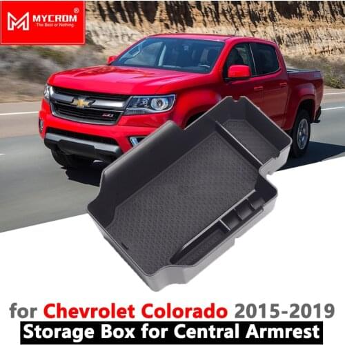 Armrest Box Storage Car Organizer Accessories for Chevrolet Colorado 2015 2016 2017 2018 2019 American Model Stowing Tidying
