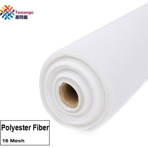 Tewango Polyester Fiber Screen Net 16 Mesh Insect Netting Pest Control Invisible Mosquito Net Window Door Magnetic Self Adhesion