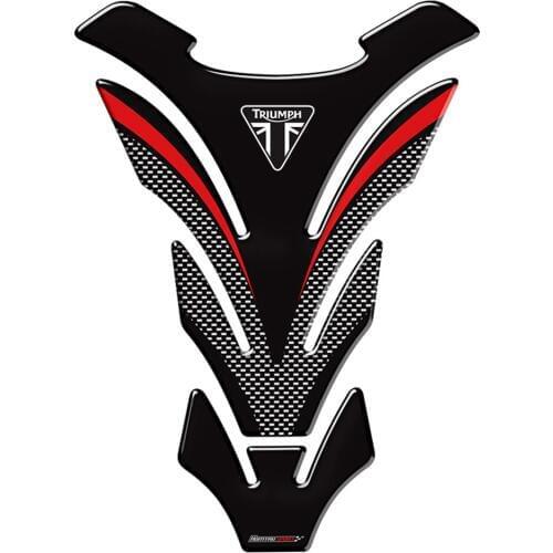 3D protector de almohadilla de depósito para motocicleta pegatinas de calcomanías para triunfo 675R Tiger 800 XC velocidad Tripl