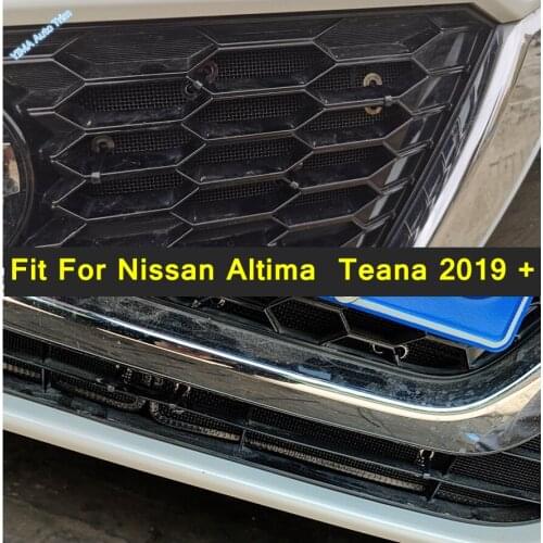 Lapetus Car Head Grill Anti-insect Net Anti-mosquito Dust Protector For Nissan Altima Teana 2019 - 2021 External Spare Parts