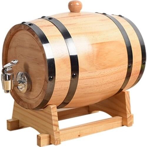 Wooden Barrel Wine Rack Decor Toneles Vino Barriles De Madera Originales Oak Barrel Whisky Barril De Vinho Wine Barrel BG50WB