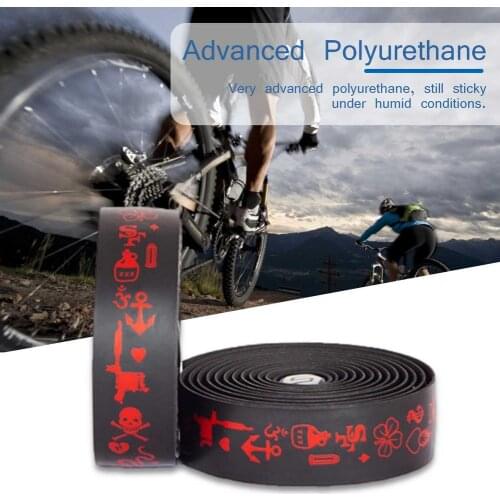 Bike Handlebar Tape Adhesive Cover Brakes Strap Gradient Luminous Bar Grips Wrap Tape Non-slip Protector Band For MTB Road Bikes