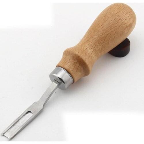 French Style Leather Edge Beveler Cutting Skiving Trimming DIY Handmade Leather Craft Tool Portable