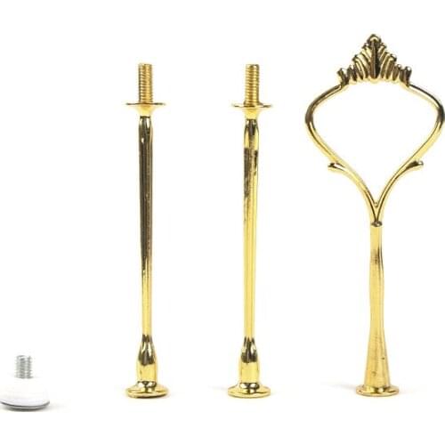 Hot Selling Cupcake Wedding Metal Fruit 3 Tier Small Fitting Handle And Tiered Cake Stand Hardware