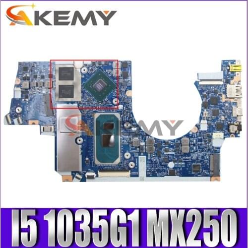 Mainboard For Lenovo ideapad Yoga S740-14IIL Laptop motherboard NM-C451 with CPU I5 1035G1 GPU M250 2G RAM 16G 100% test