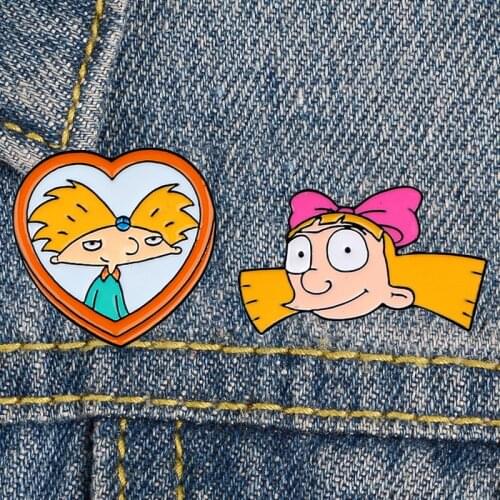 LT634 Cartoon Anime Icons Cute Enamel Pin Brooches on clothes Backpack Collar Hat Badge Lapel Pin Decoration Jewelry Gifts