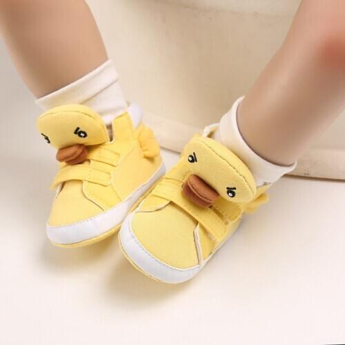 Cartoon Gaobang Childrens Shoes Yellow Duck Open Winter Mens And Womens Baby Warm Boots Rubber Sole Antiskid Shoes