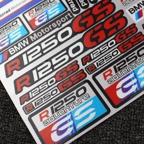 Motorcycle Reflective Stickers Decals for Bmw R1250GS Adventure Rider ADV GS Motorcycle Fairing