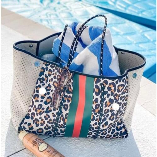 New Fashion Spain Women Luxury Shoulder Bag Large Neoprene Light Bolsas Female Travel Beach Holiday Handbags Ladies Bags