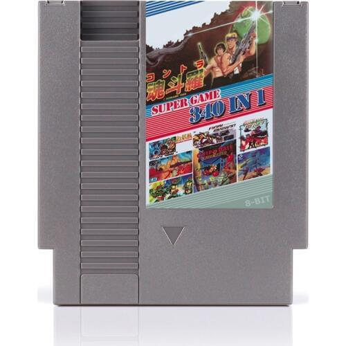 New Arrival 340 In 1 No Repeat Game Card For 72 Pins 8 Bit Game Console